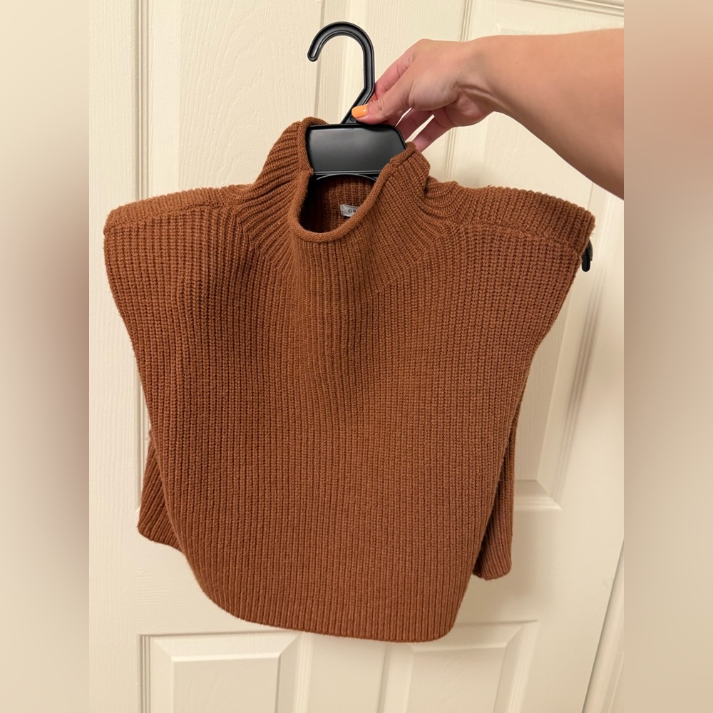 Crescent Brown Knit Sweater